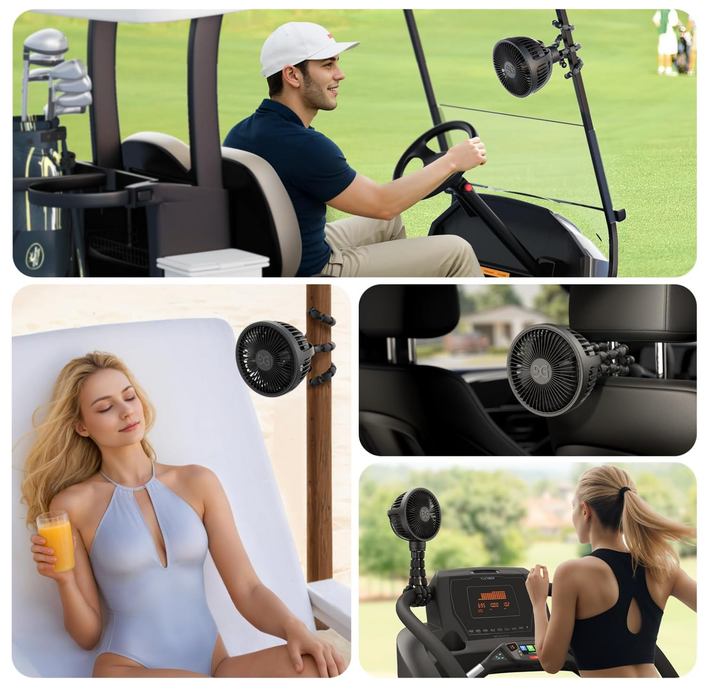 Mini ventilador flexible