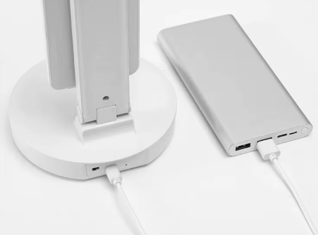 Reloj lampara de mesa led