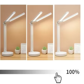 Reloj lampara de mesa led